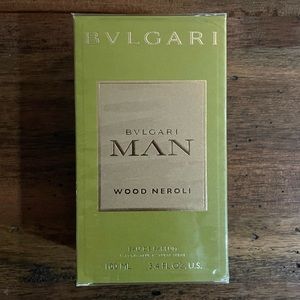 BVLGARI Man Wood Neroli, 3.4o.z., New in Box. MSRP $145
